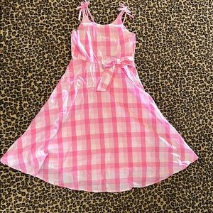 Girls Size 8 Pink Gingham Sundress